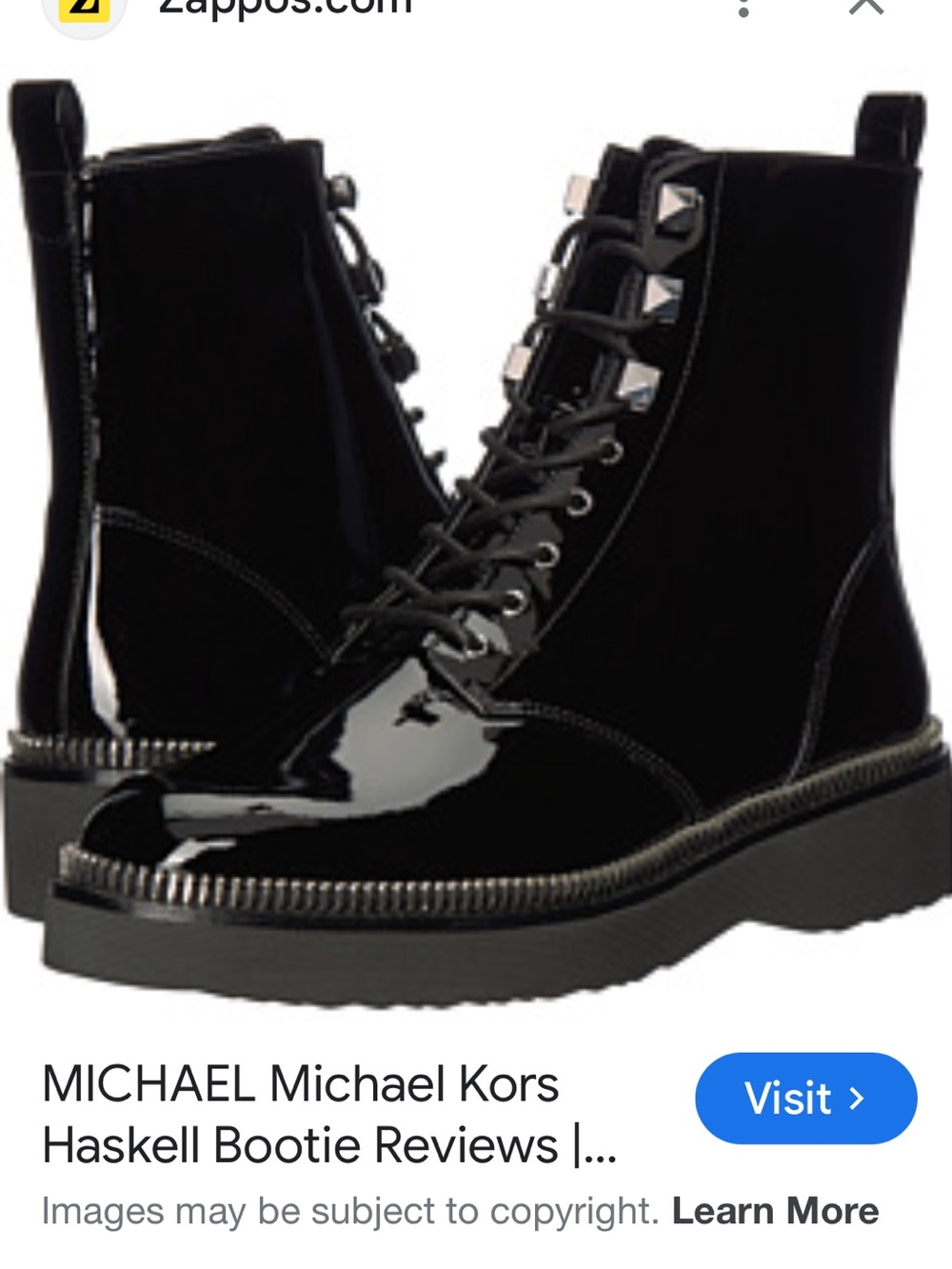 Michael Kors Haskell combat boots